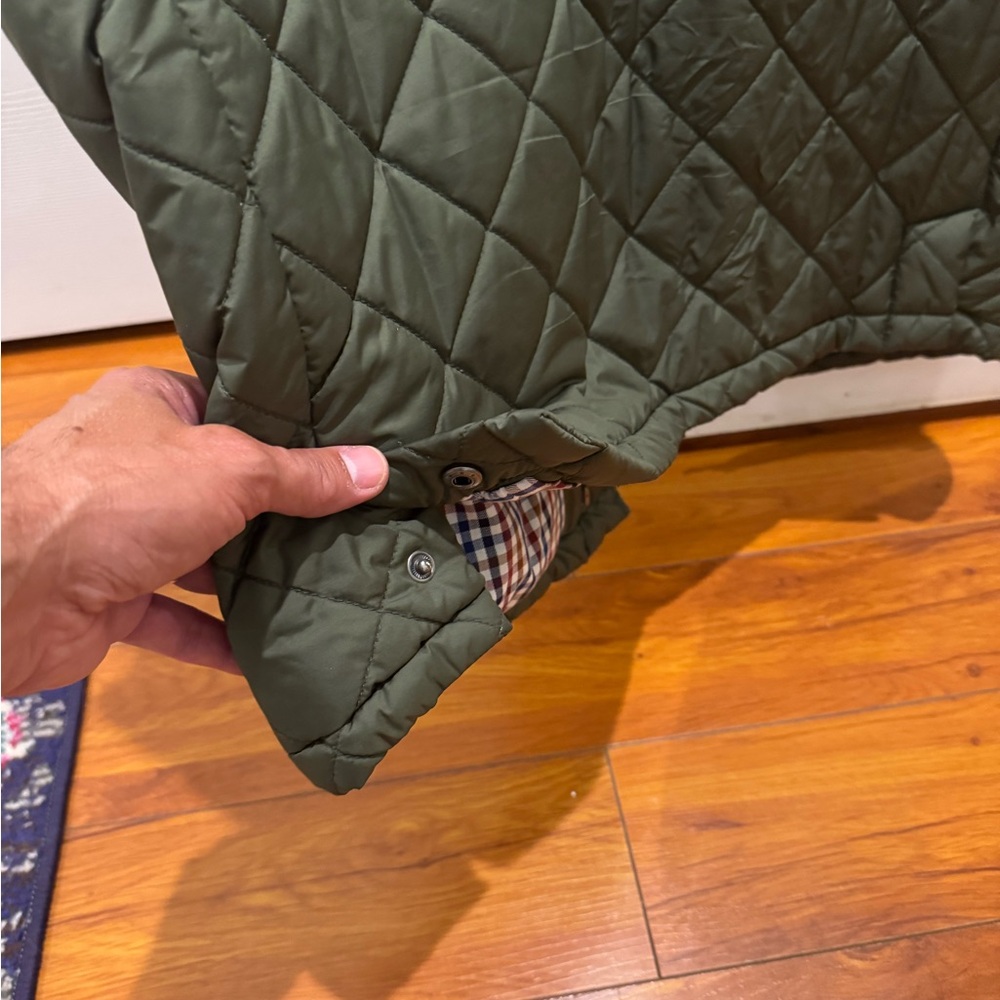 Brooks Brothers Olive Quilted Vest - Picture 6 of 6